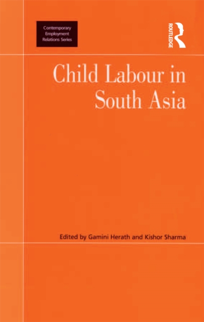 Book Cover for Child Labour in South Asia by Sharma, Kishor