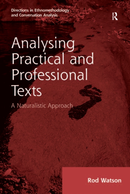 Book Cover for Analysing Practical and Professional Texts by Watson, Rod
