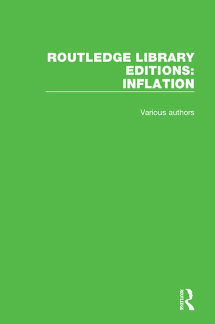 Book Cover for Routledge Library Editions: Inflation by Various