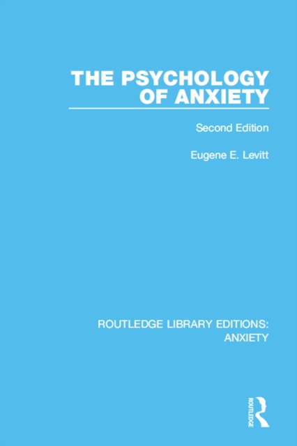 Book Cover for Psychology of Anxiety by Eugene E. Levitt