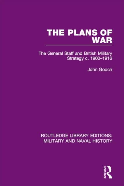 Book Cover for Plans of War by John Gooch