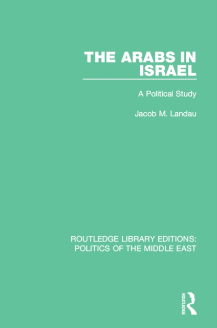 Book Cover for Arabs in Israel by Jacob M. Landau