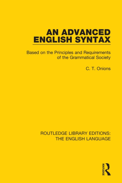 Book Cover for Routledge Library Editions: The English Language by Various