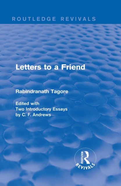 Book Cover for Letters to a Friend by Rabindranath Tagore