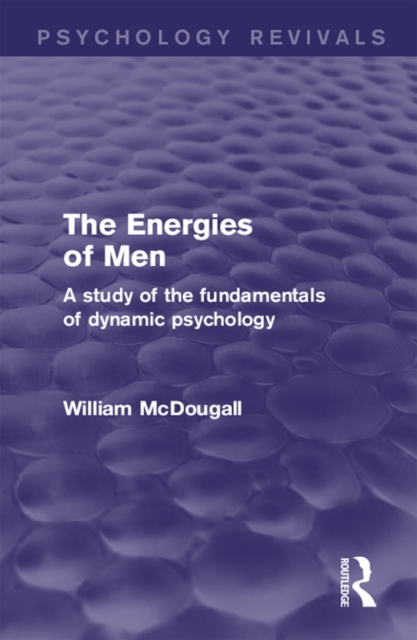 Book Cover for Energies of Men (Psychology Revivals) by William McDougall