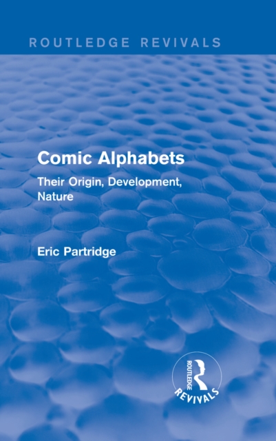 Book Cover for Comic Alphabets by Eric Partridge