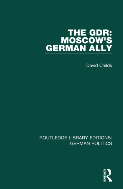 Book Cover for GDR (RLE: German Politics) by David Childs