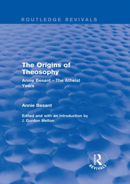 Book Cover for Origins of Theosophy (Routledge Revivals) by Annie Besant