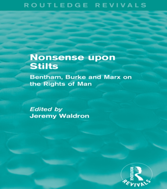 Book Cover for Nonsense upon Stilts (Routledge Revivals) by Jeremy Waldron