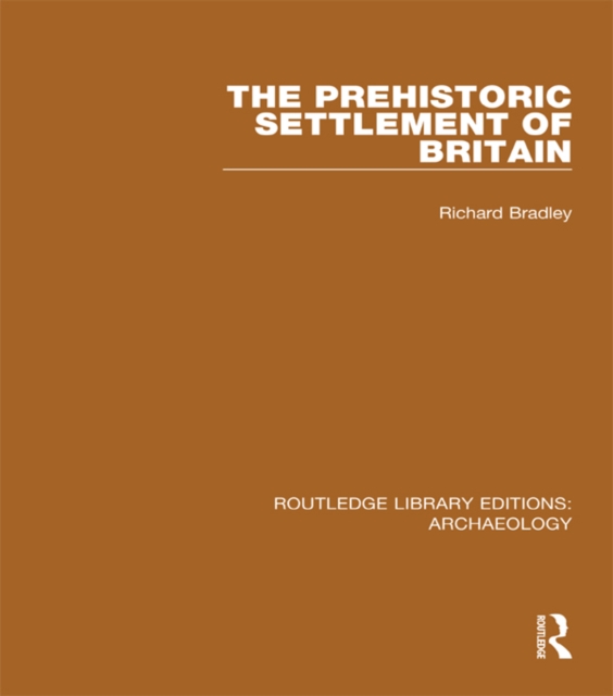 Book Cover for Prehistoric Settlement of Britain by Richard Bradley