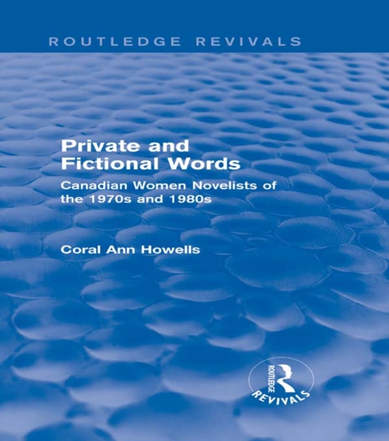 Book Cover for Private and Fictional Words (Routledge Revivals) by Coral Ann Howells