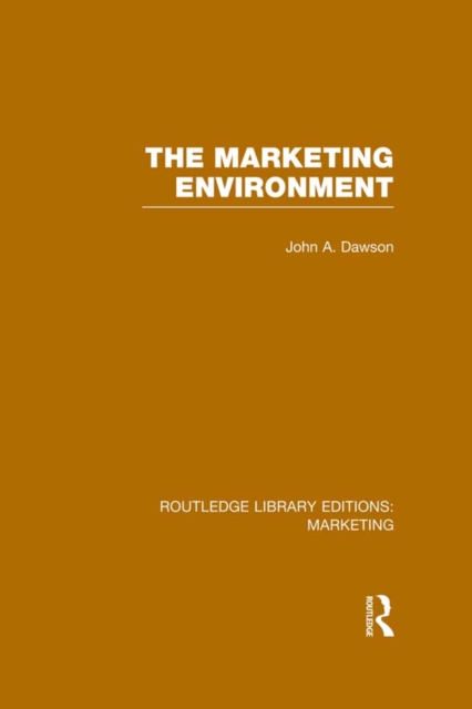 Book Cover for Marketing Environment (RLE Marketing) by Dawson, John A.