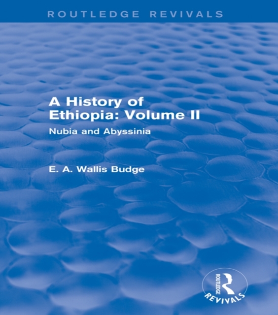 Book Cover for History of Ethiopia: Volume II (Routledge Revivals) by E. A. Wallis Budge