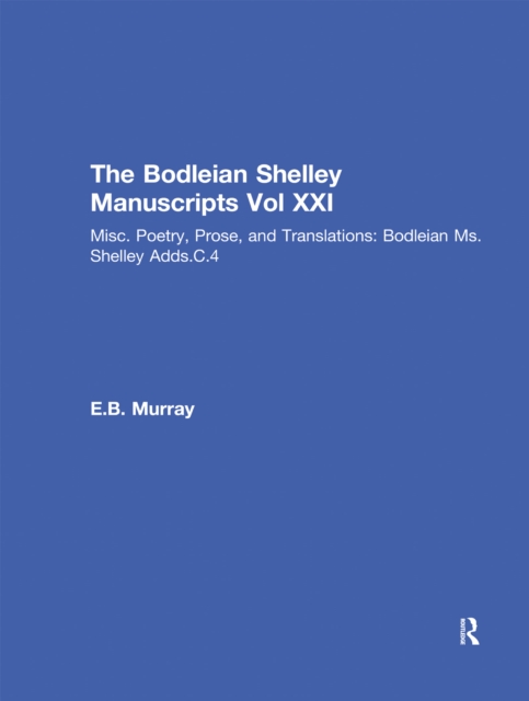 Book Cover for Bod XXI by Percy Bysshe Shelley