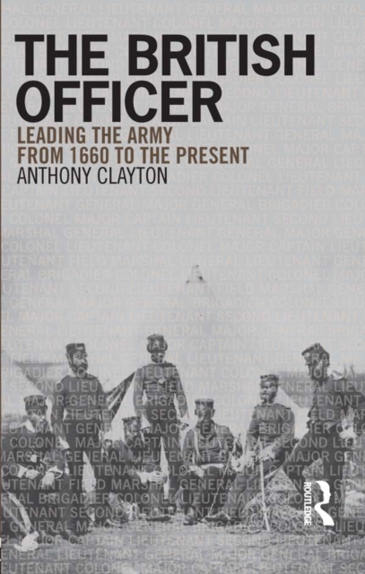 Book Cover for British Officer by Anthony Clayton