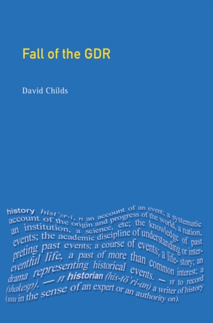 Book Cover for Fall of the GDR by David Childs