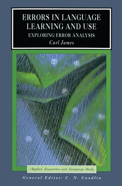 Book Cover for Errors in Language Learning and Use by James, Carl