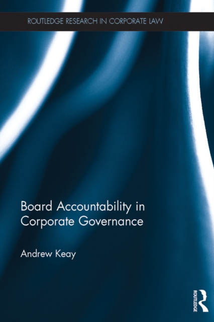 Book Cover for Board Accountability in Corporate Governance by Andrew Keay