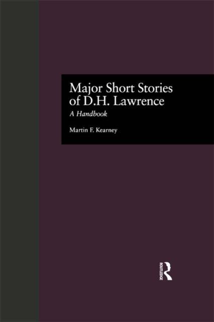 Book Cover for Major Short Stories of D.H. Lawrence by Martin F. Kearney