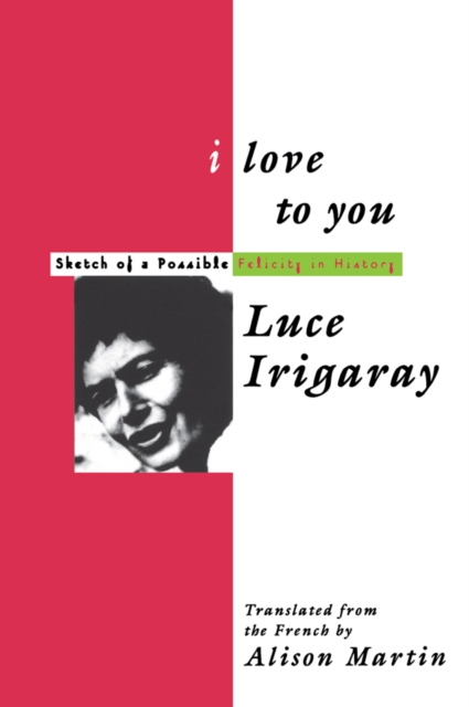 Book Cover for I Love to You by Luce Irigaray