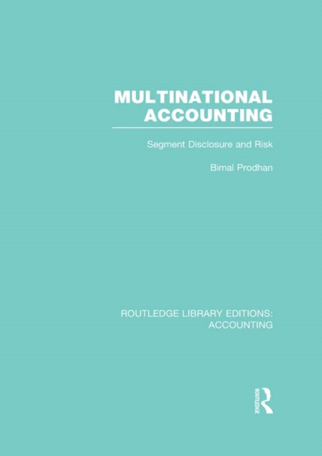 Book Cover for Multinational Accounting (RLE Accounting) by Prodhan, Bimal