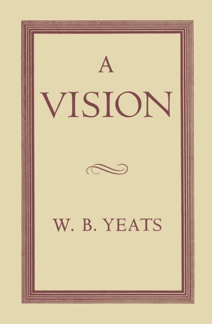 Book Cover for Vision by W B Yeats