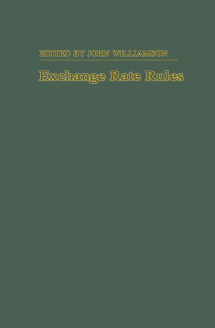 Book Cover for Exchange Rate Rules by John Williamson