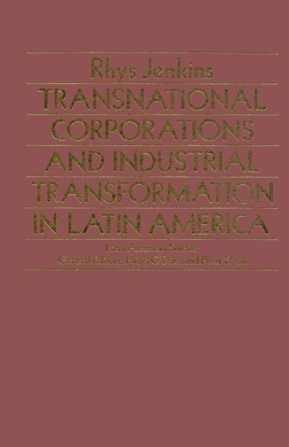 Book Cover for Transnational Corporations and Industrial Transformations in Latin America by Rhys Jenkins