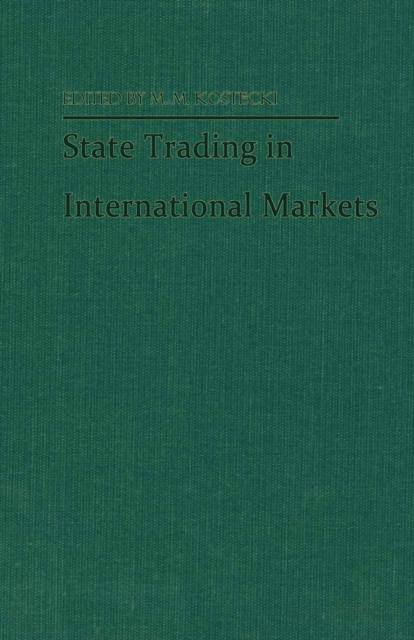 Book Cover for State Trading in International Markets by M. M. Kostecki