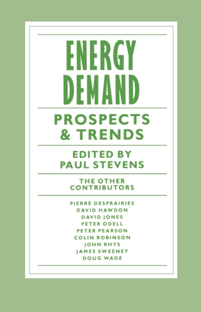 Book Cover for Energy Demand by Paul Stevens