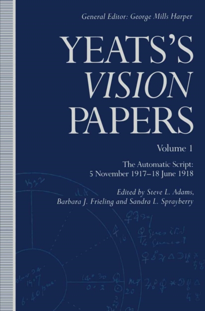 Book Cover for Yeats's &quote;Vision&quote; Papers by W. B. Yeats