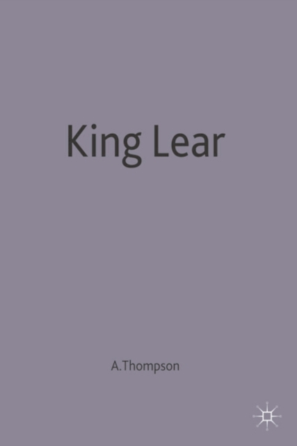 Book Cover for King Lear by Ann Thompson