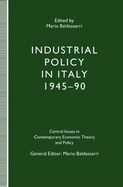 Book Cover for Industrial Policy in Italy, 1945-90 by Mario Baldassarri