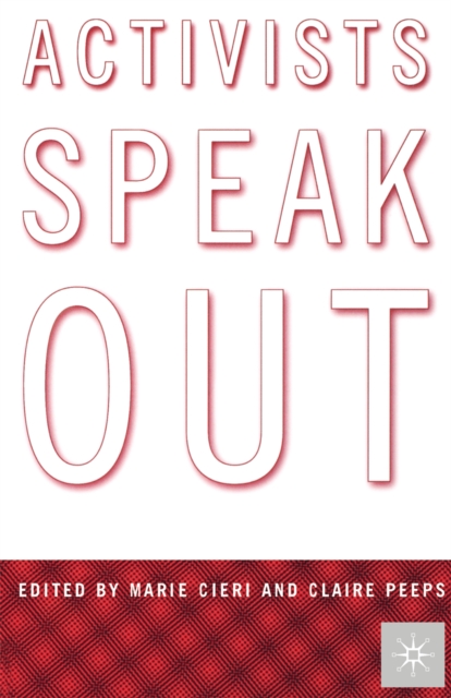 Book Cover for Activists Speak Out by NA NA