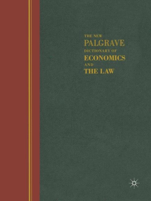 New Palgrave Dictionary of Economics and the Law