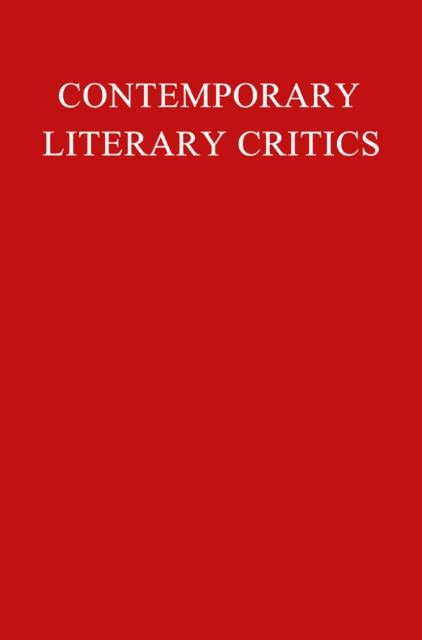 Book Cover for Contemporary Literary Critics by NA NA