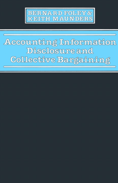 Book Cover for Accounting Information Disclosure & Collective Bargaining by NA NA