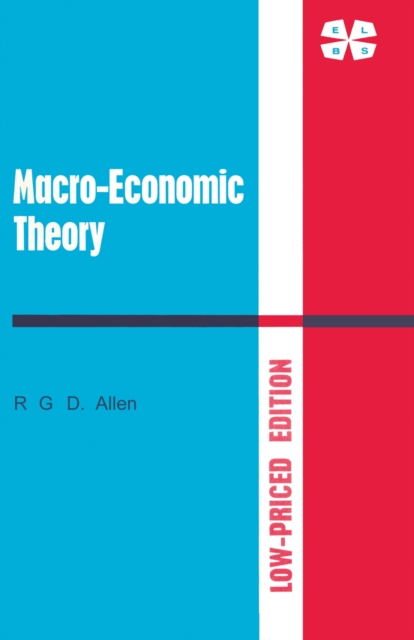 Book Cover for Macro-Economic Theory: A Mathematical Treatment by NA NA