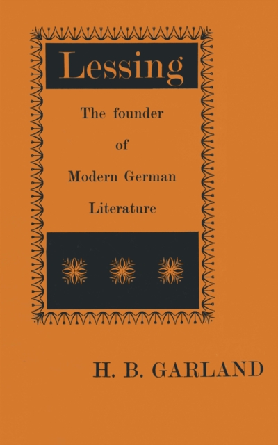 Book Cover for Lessing, the Founder of Modern German Literature by NA NA