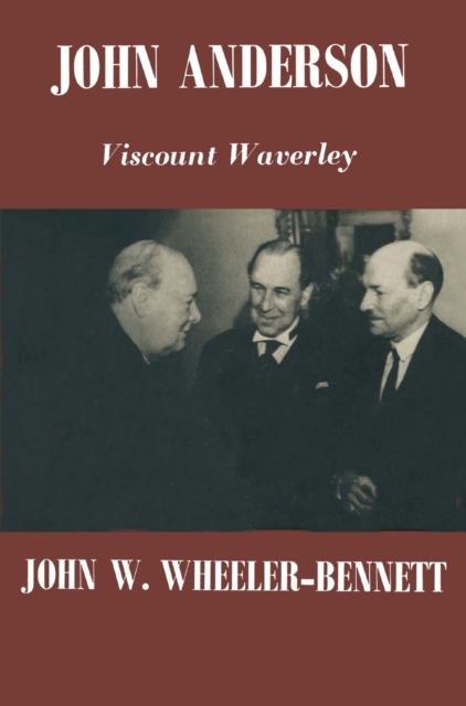 Book Cover for John Anderson: Viscount Waverley by NA NA