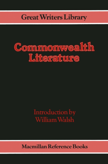 Book Cover for Commonwealth Literature by NA NA