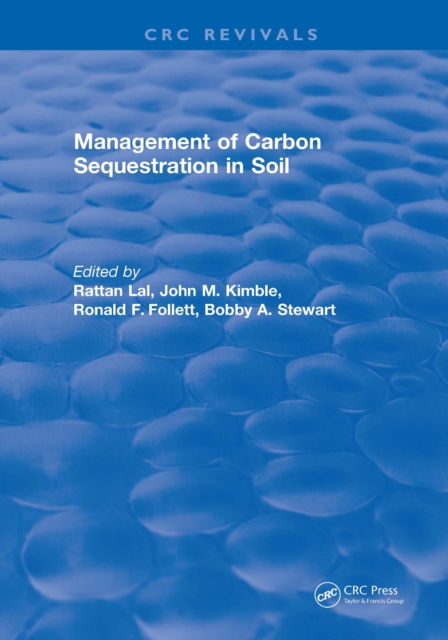 Book Cover for Management of Carbon Sequestration in Soil by Rattan Lal