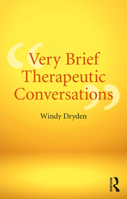 Book Cover for Very Brief Therapeutic Conversations by Windy Dryden