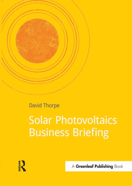 Book Cover for Solar Photovoltaics Business Briefing by David Thorpe