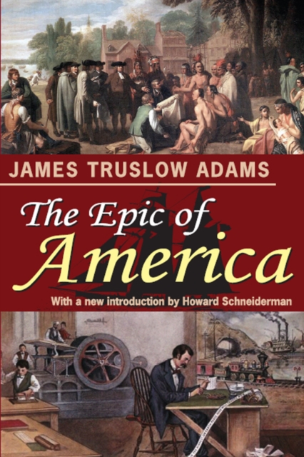 Book Cover for Epic of America by James Truslow Adams