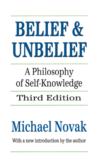 Book Cover for Belief and Unbelief by Michael Novak