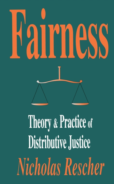 Book Cover for Fairness by Nicholas Rescher
