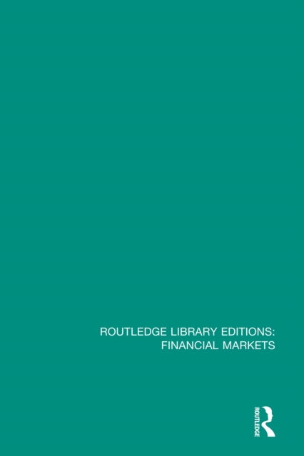 Book Cover for Routledge Library Editions: Financial Markets by Various