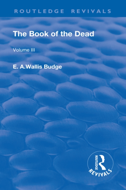 Book Cover for Book of the Dead, Volume III by E. A. Wallis Budge