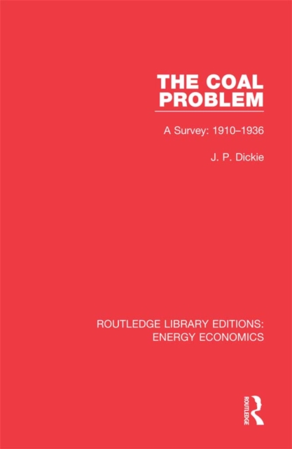 Book Cover for Coal Problem by J. P. Dickie